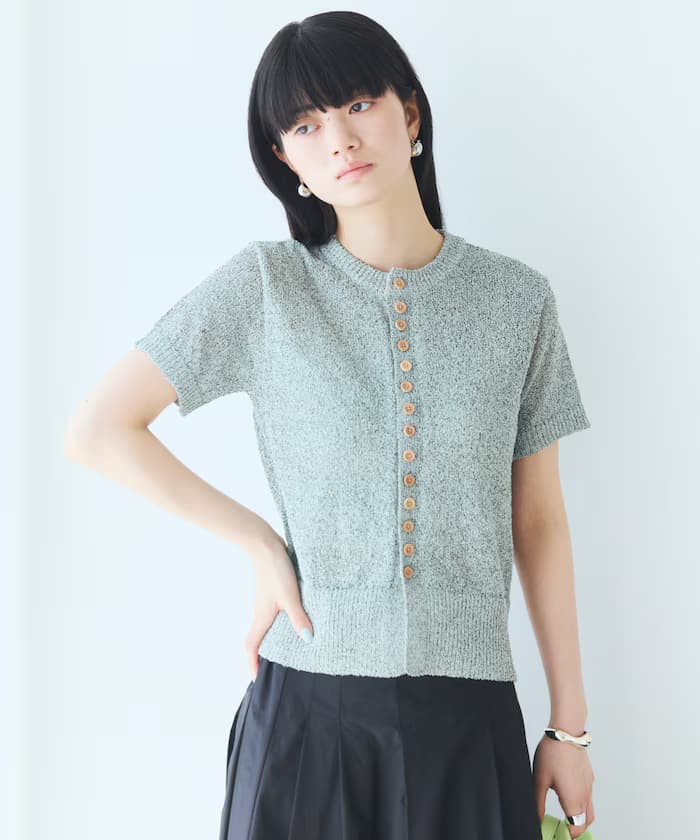 木釦 布克雷 針織開衫