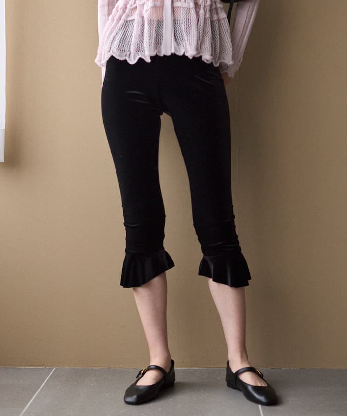 VELVET VOLANT 卡布里褲子