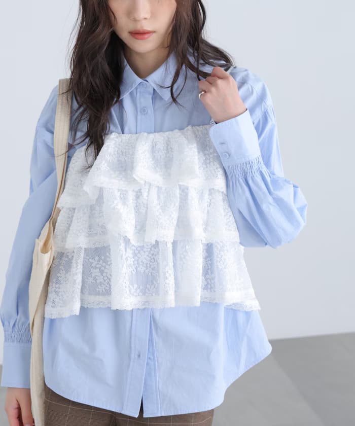 層次荷葉邊2way比基尼背心