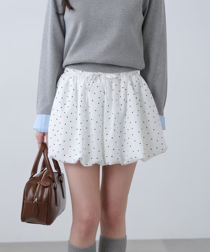 內搭褲款氣球迷你裙