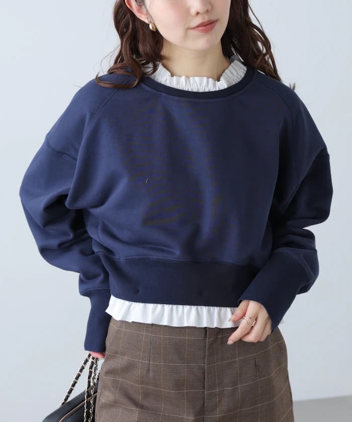 【MFM】荷葉邊拼接衛衣