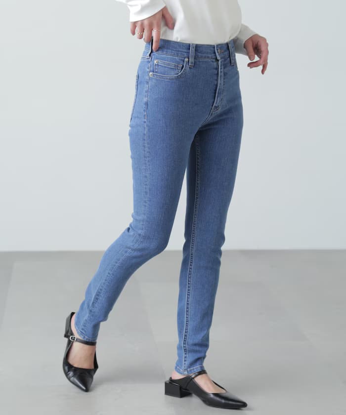 基本款緊身丹寧褲