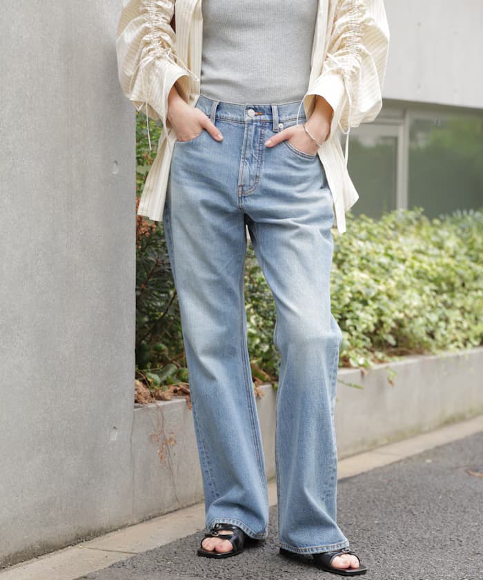 〈FREE'S MART別注〉PICCADILLY 半喇叭丹寧褲