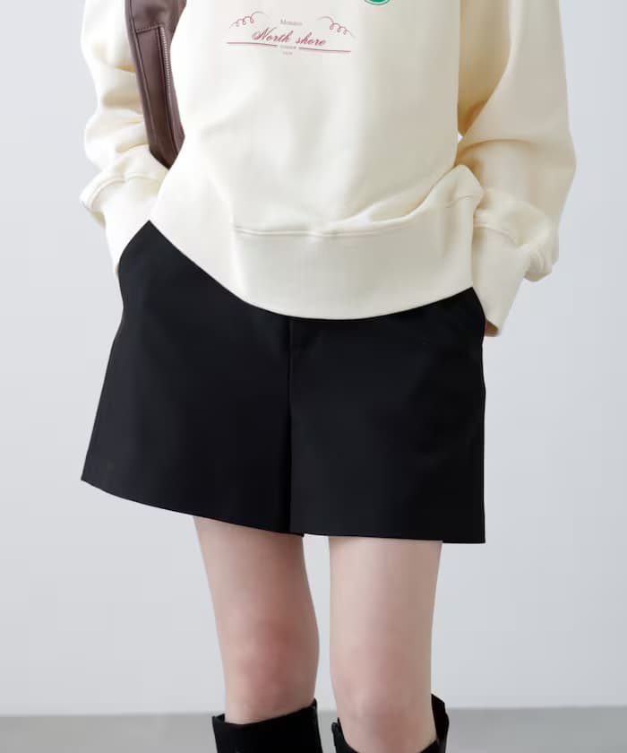 ハイウエスト短褲