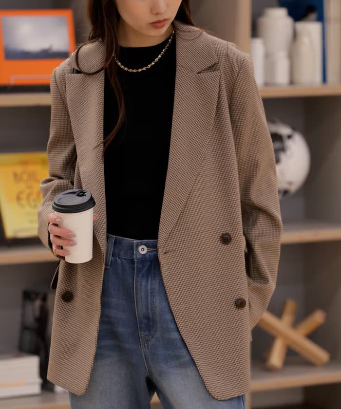 ダブルブレストジャケット → 雙排釦外套