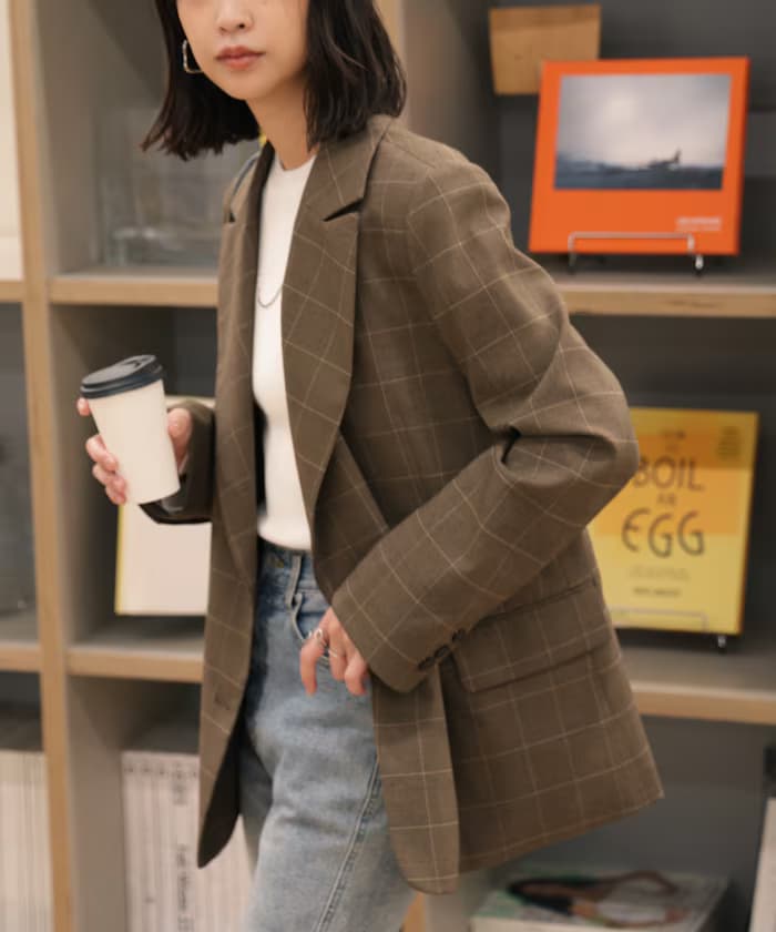 ダブルブレストジャケット → 雙排釦外套