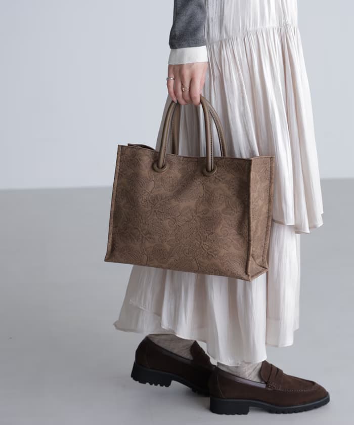 變形蟲紋浮雕包包