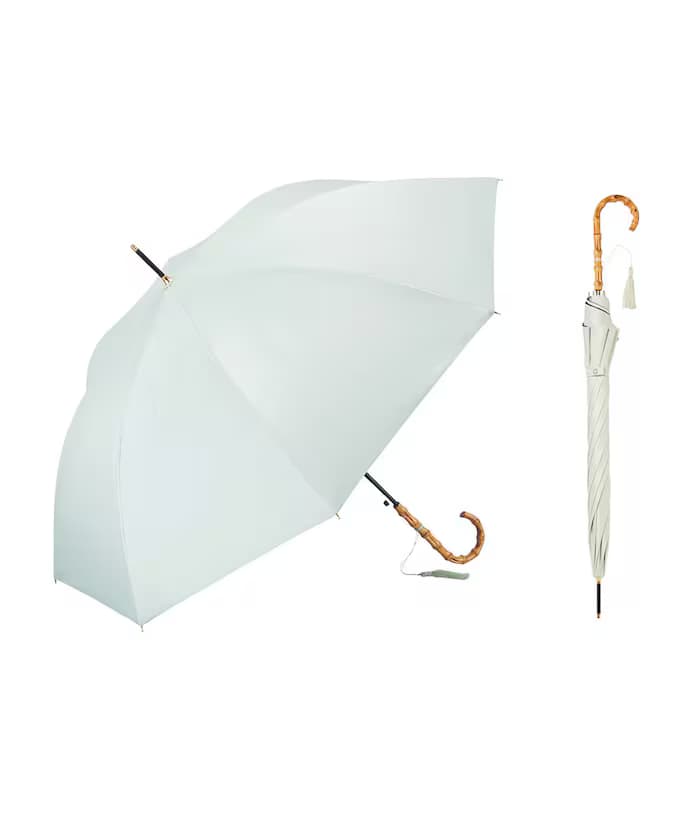 晴雨兼用傘 遮陽隔熱長版竹手柄 55cm