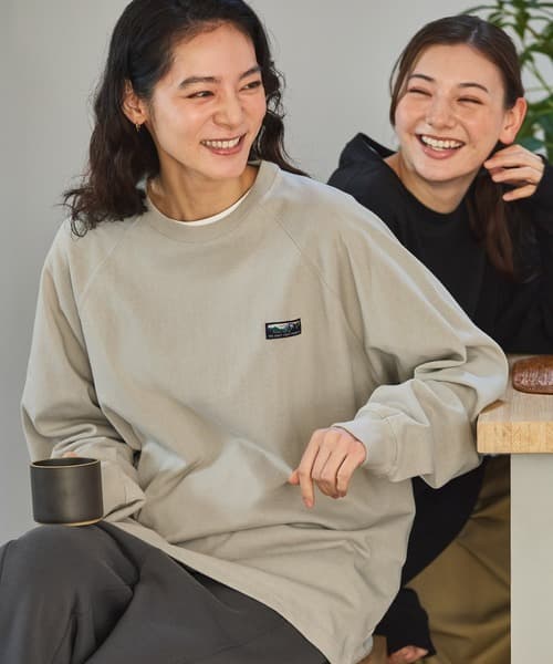 THE CRAFT CREW PRODUCTS 厚磅機能面料 寬版落肩圓領長袖T恤 / 抗菌防臭