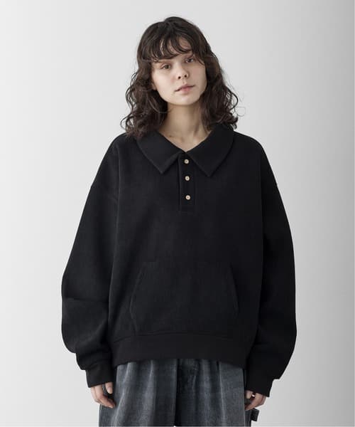 RUUBON 刷毛裡燈芯絨 Polo 衛衣