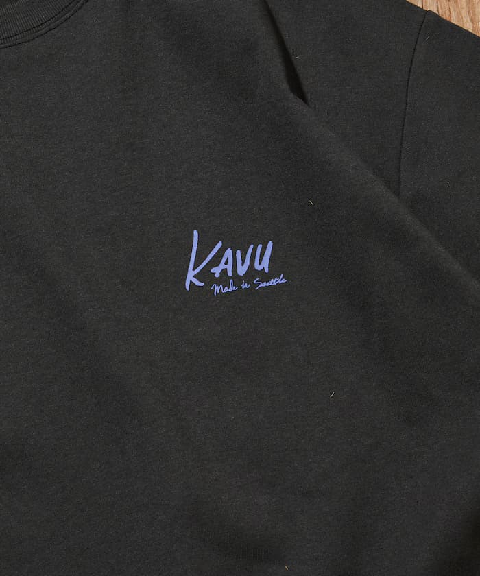 KAVU×FREAK'S STORE/カブー 別注 寬版 バックフォト印花 T恤 / CAR 【限定展開】