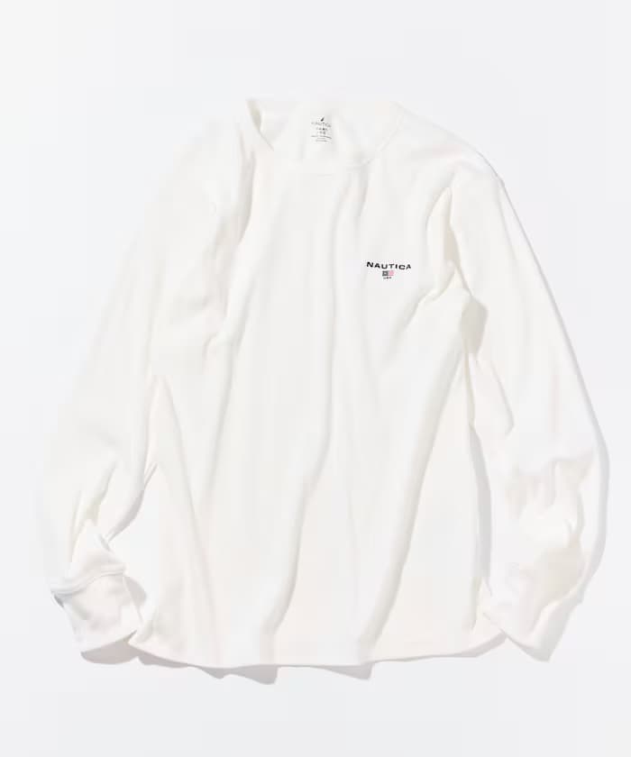 NAUTICA Essential 貼身版型 長袖圓領T恤