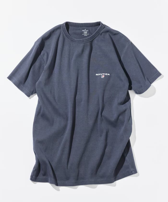 NAUTICA Essential 貼身版型 短袖圓領 水洗感T恤