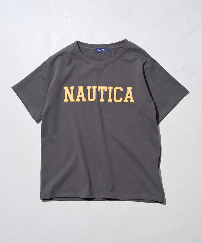 NAUTICA 聯名限定 貼布繡標誌 短袖T恤【新色上市】