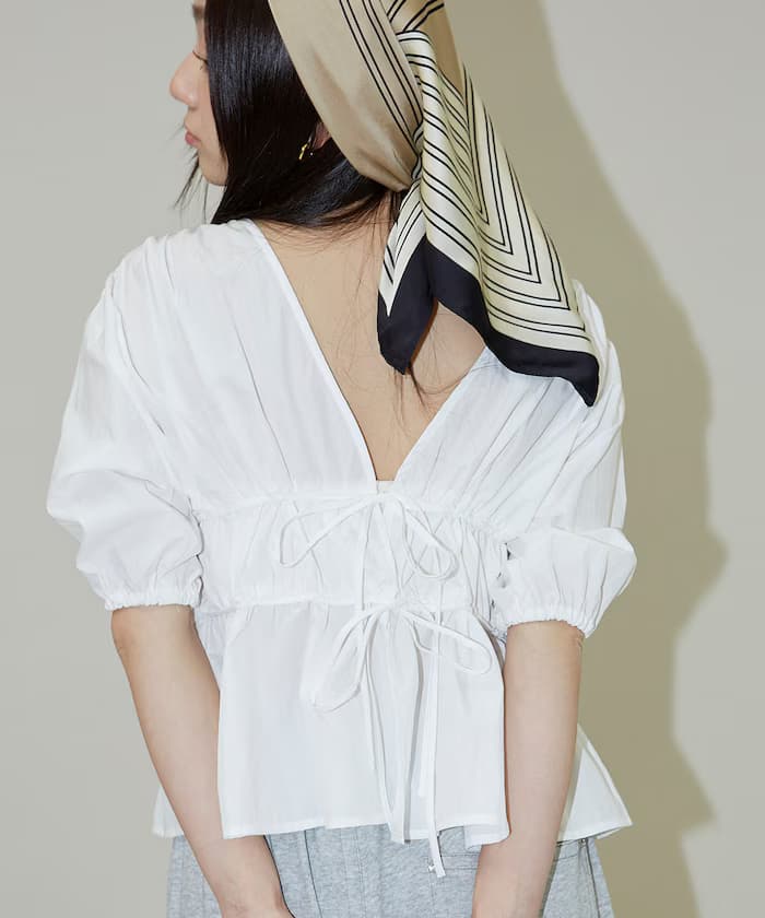 2WAY 褶皺罩衫 限定展開